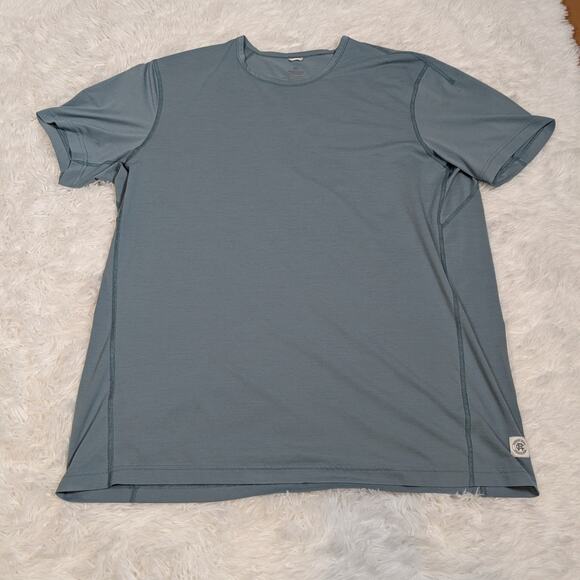 Reigning Champ Performance Mesh Crew Neck T Shirt Green Blue Size XXL - Picture 4 of 4